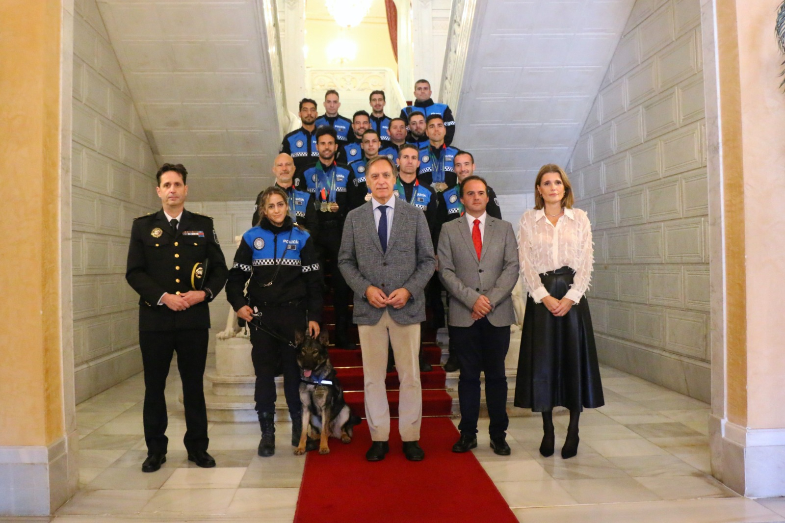 Merecido reconocimiento a los logros obtenidos por los agentes salamantinos en los X Juegos Europeos de Policías y Bomberos