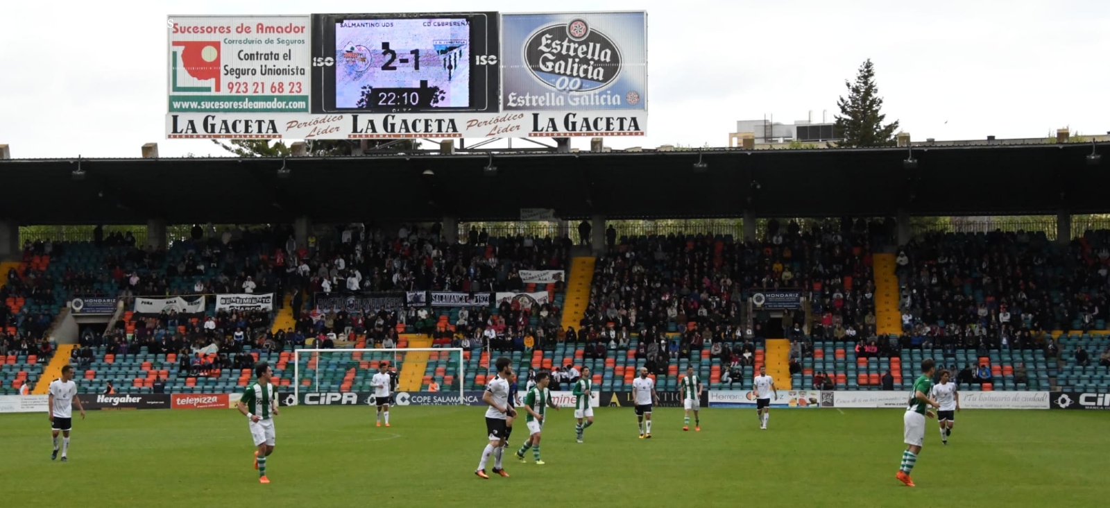 No habrá videomarcadores en el Helmántico para el partido de Copa del Rey del Salamanca UDS y se mejorará la iluminación