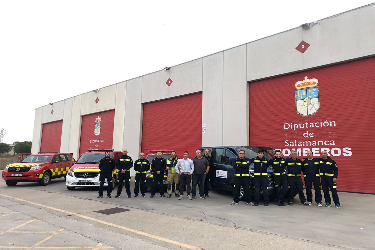 Otros 19 bomberos de Salamanca se dirigen a Valencia para seguir ayudando tras la DANA