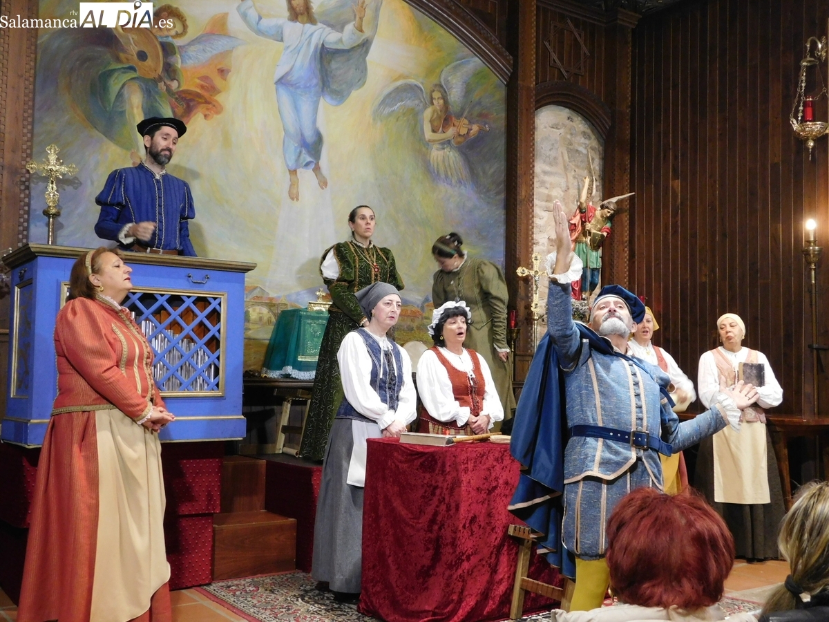 San Miguel de Valero disfruta con la obra Buscando a Nebrija