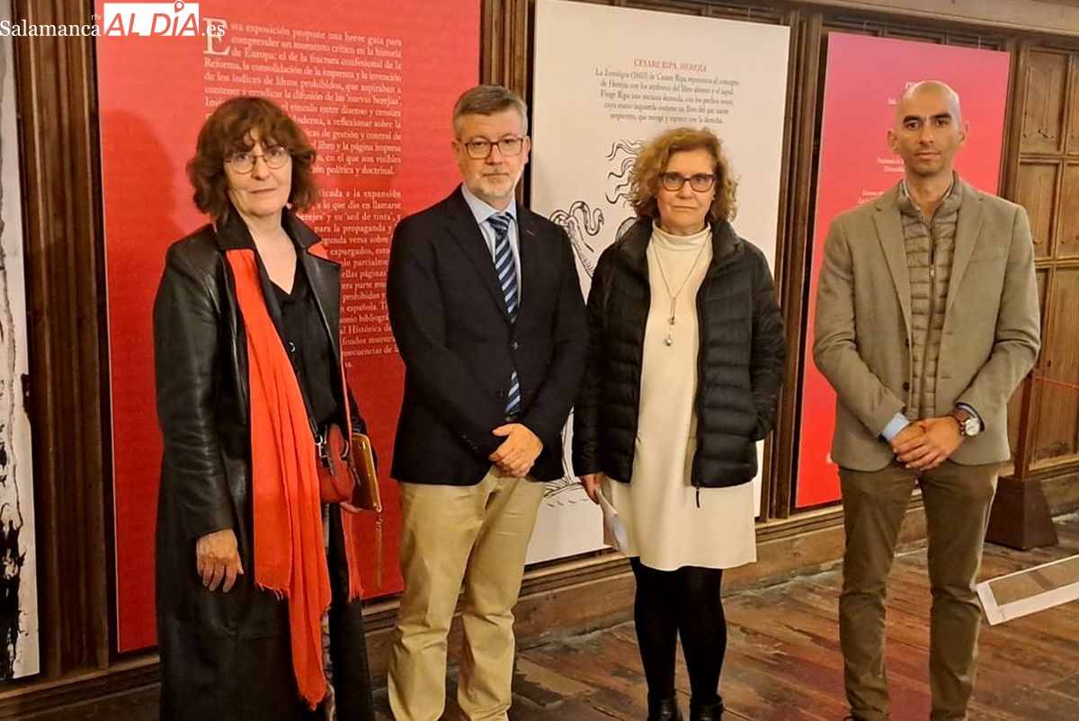 Muestra de libros de la Biblioteca Histórica de la USAL censurados durante la Edad Moderna