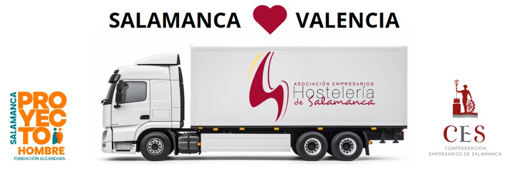La Asociación de Empresarios de Hostelería de Salamanca prepara su camión solidario con destino Valencia