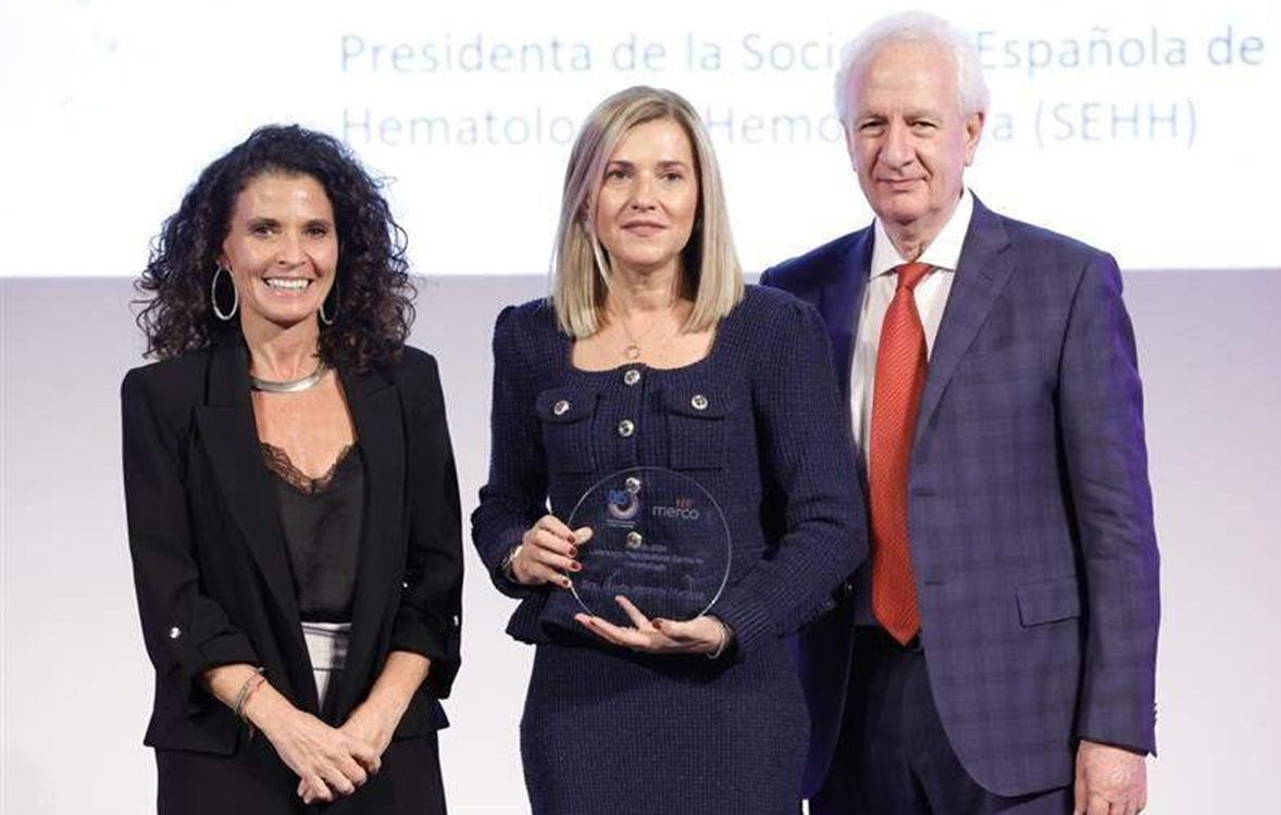 María Victoria Mateos, galardonada como líder en Hematología