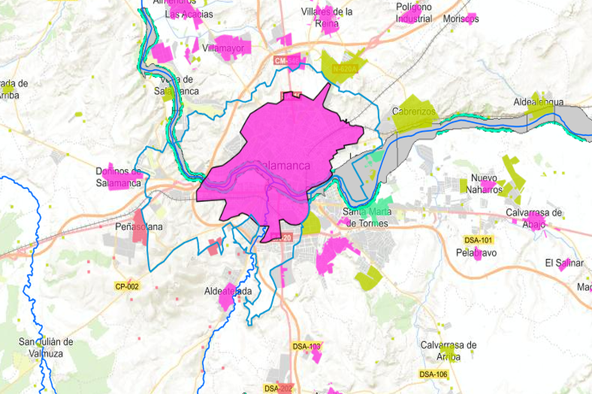 ¿Salamanca es una ciudad inundable? En este mapa lo puedes consultar calle a calle