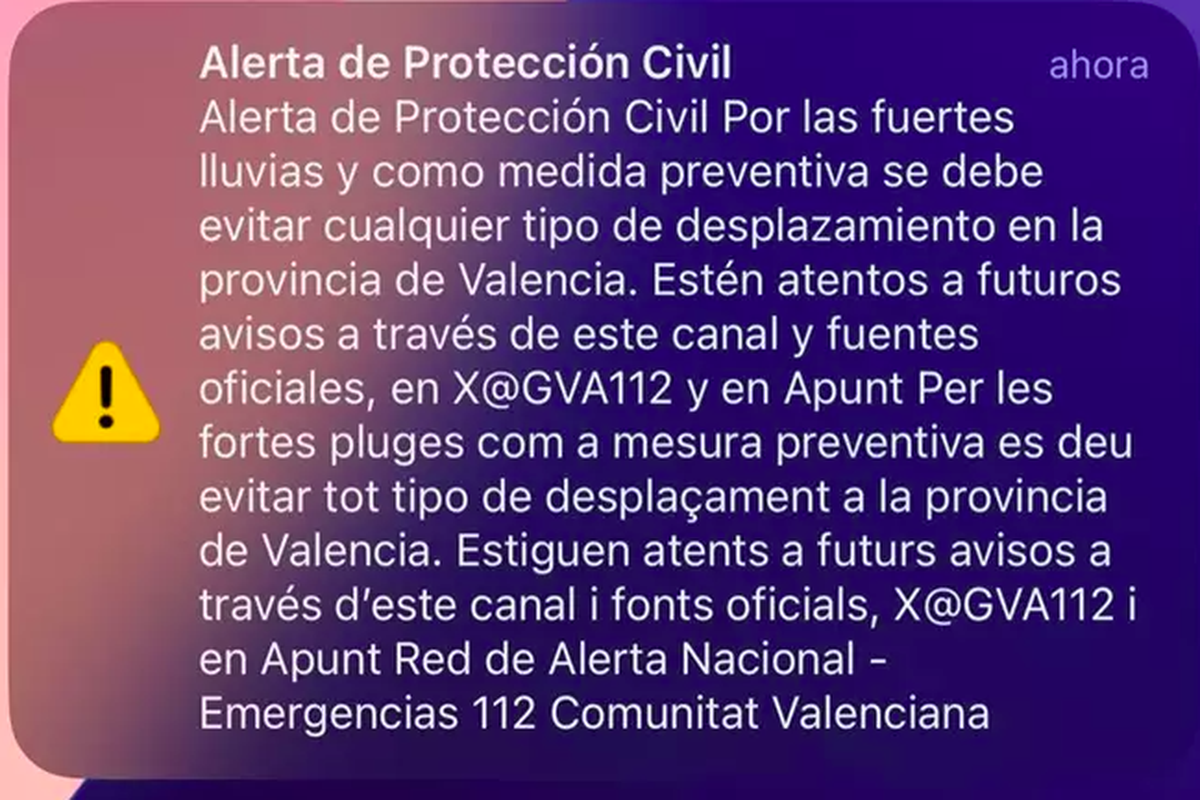 ¿Tienes activadas las alertas de Protección Civil en el móvil? 