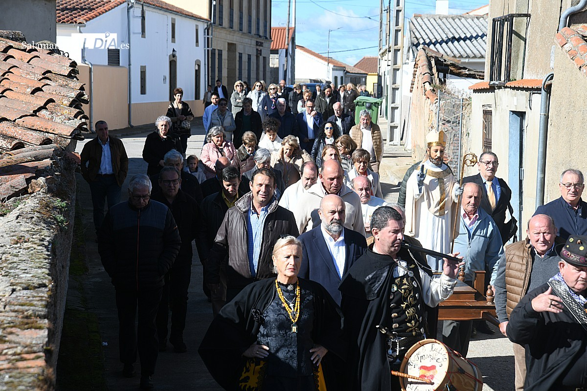 Martín de Yeltes celebra la festividad de San Martín de Tours que abre la temporada de la matanza tradicional del cerdo