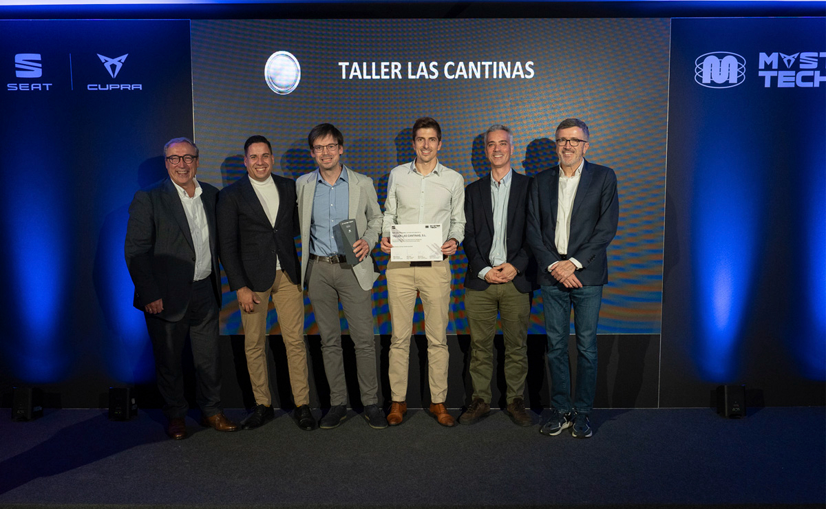 El equipo técnico de Taller Las Cantinas finalistas de los premios MasterTech que otorga a nivel Nacional SEAT y CUPRA