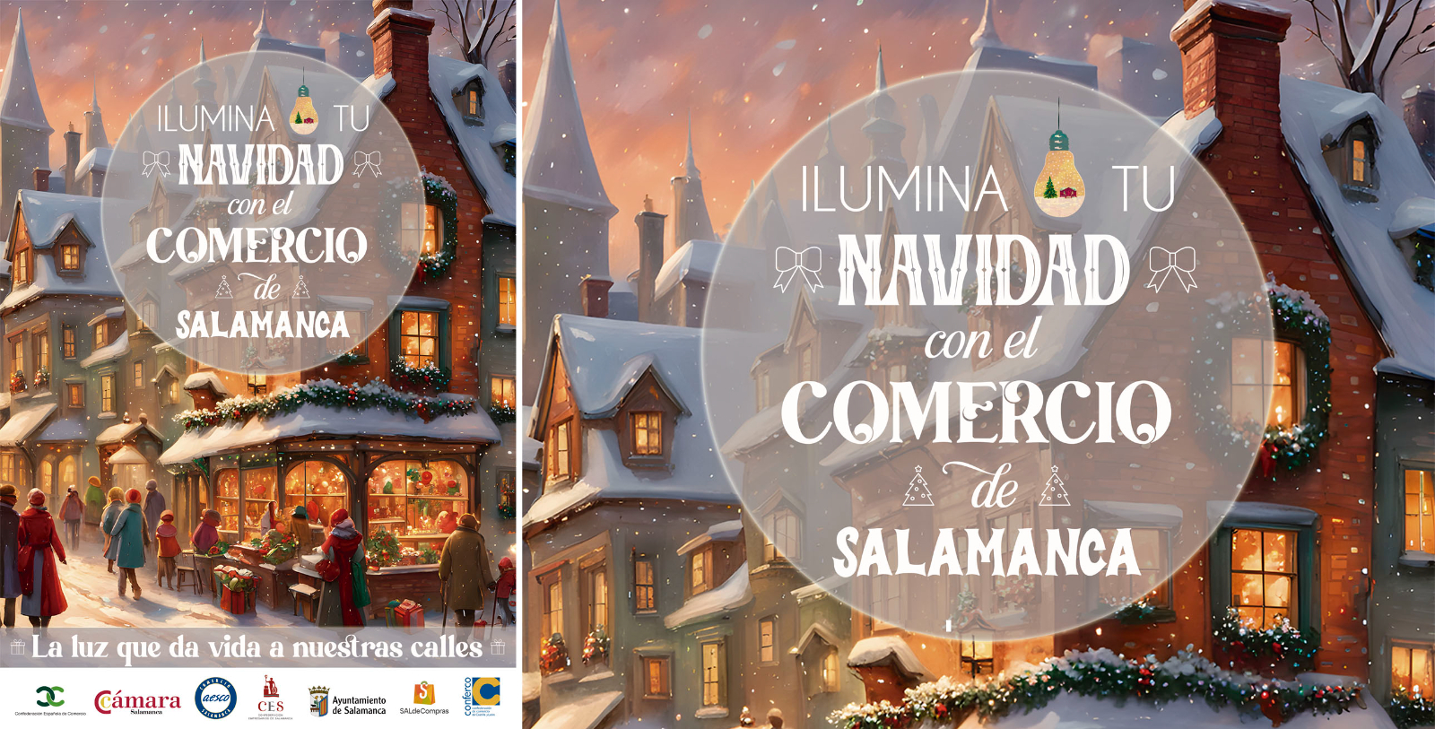 AESCO lanza la campaña ‘Ilumina tu Navidad con el Comercio de Salamanca’