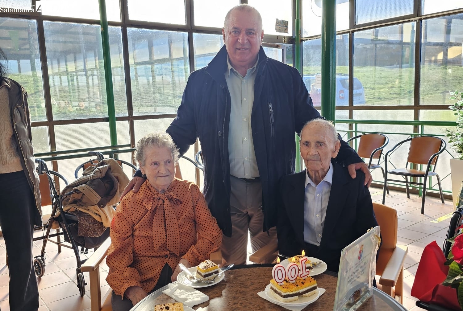 Alberto Parra García celebra en Villarino la llegada a los 100 años