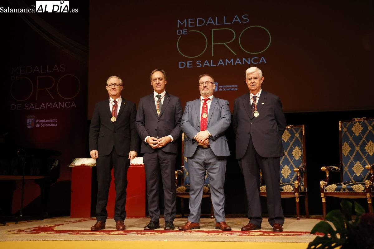 Godofredo García, José Antonio Sayagués y Aviva ya tienen sus Medallas de Oro de Salamanca (FOTOS)