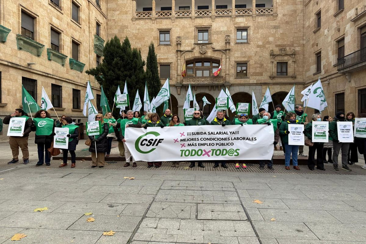 CSIF se vuelve a movilizar en Salamanca por MUFACE 