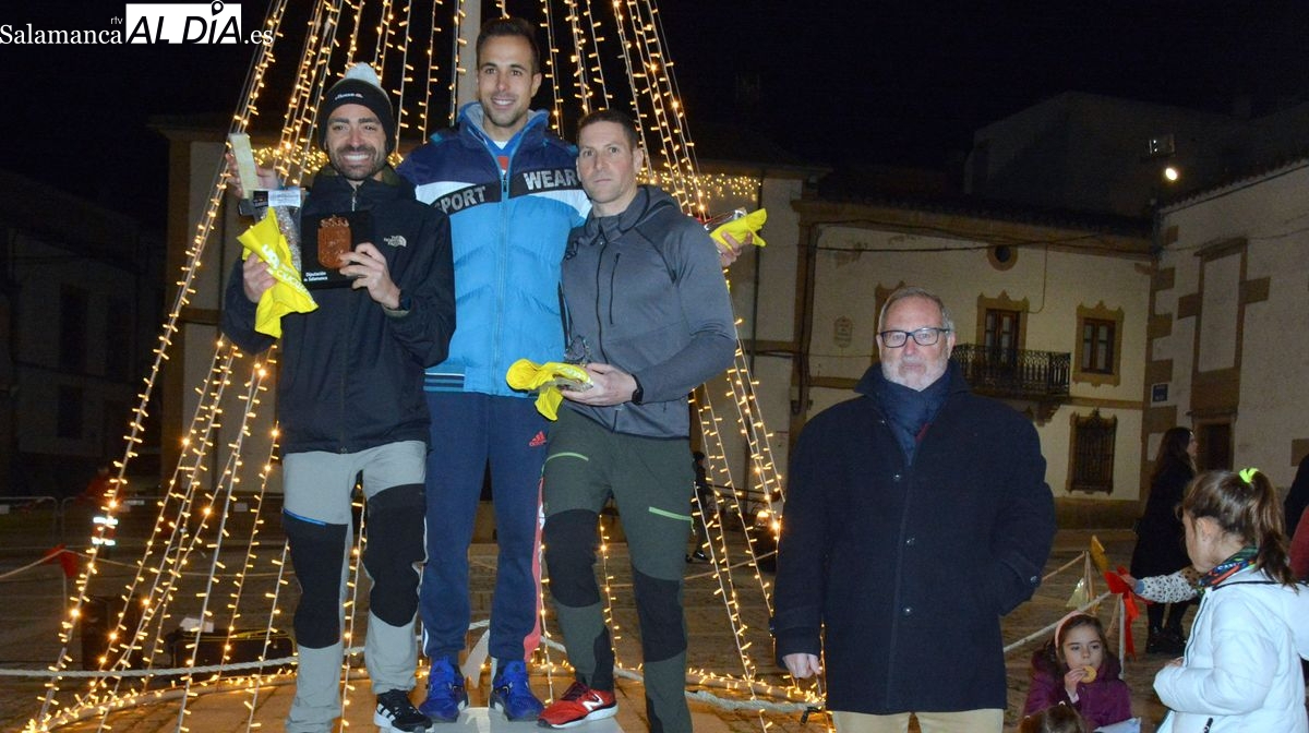 Adrián Martín, Pilar Pérez y Ruth Vicente triunfan en la San Silvestre de Lumbrales