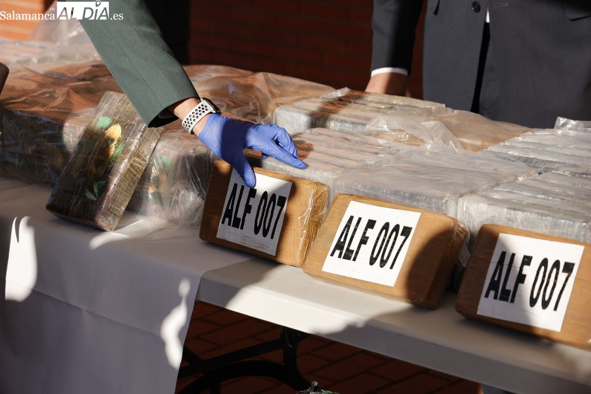 Desmantelada la mayor operación antidroga intervenida en Salamanca: 600 kilos de cocaína y tres personas detenidas (GALERÍA DE FOTOS) 