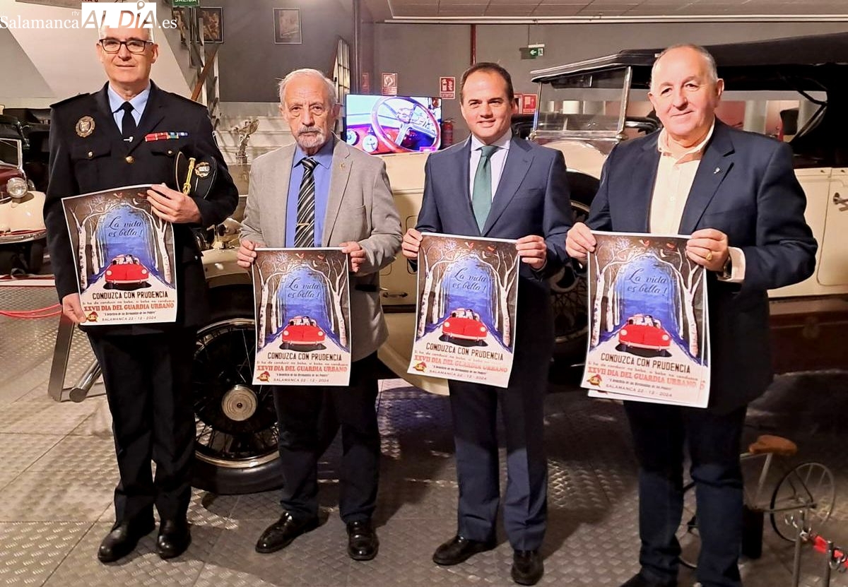El Día del Guardia Urbano reunirá cerca de 200 vehículos en Salamanca