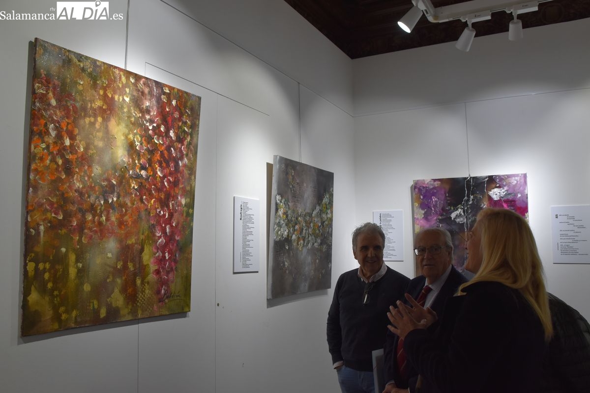 El Casino cierra su año de exposiciones con cuadros de Baldión y textos de Antonio Gómez Bueno