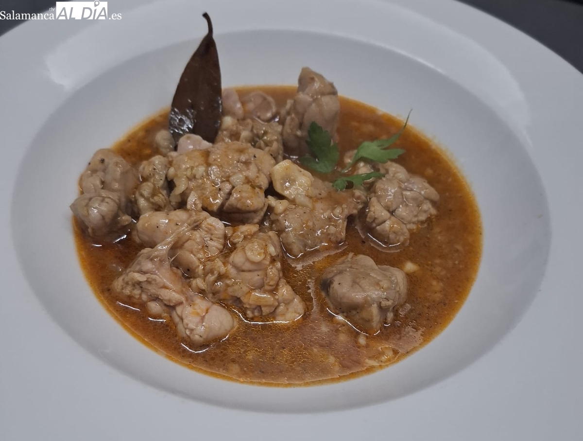 Restaurante El Retiro opta desde Vitigudino a la mejor receta de la provincia con unas mollejas de ternera