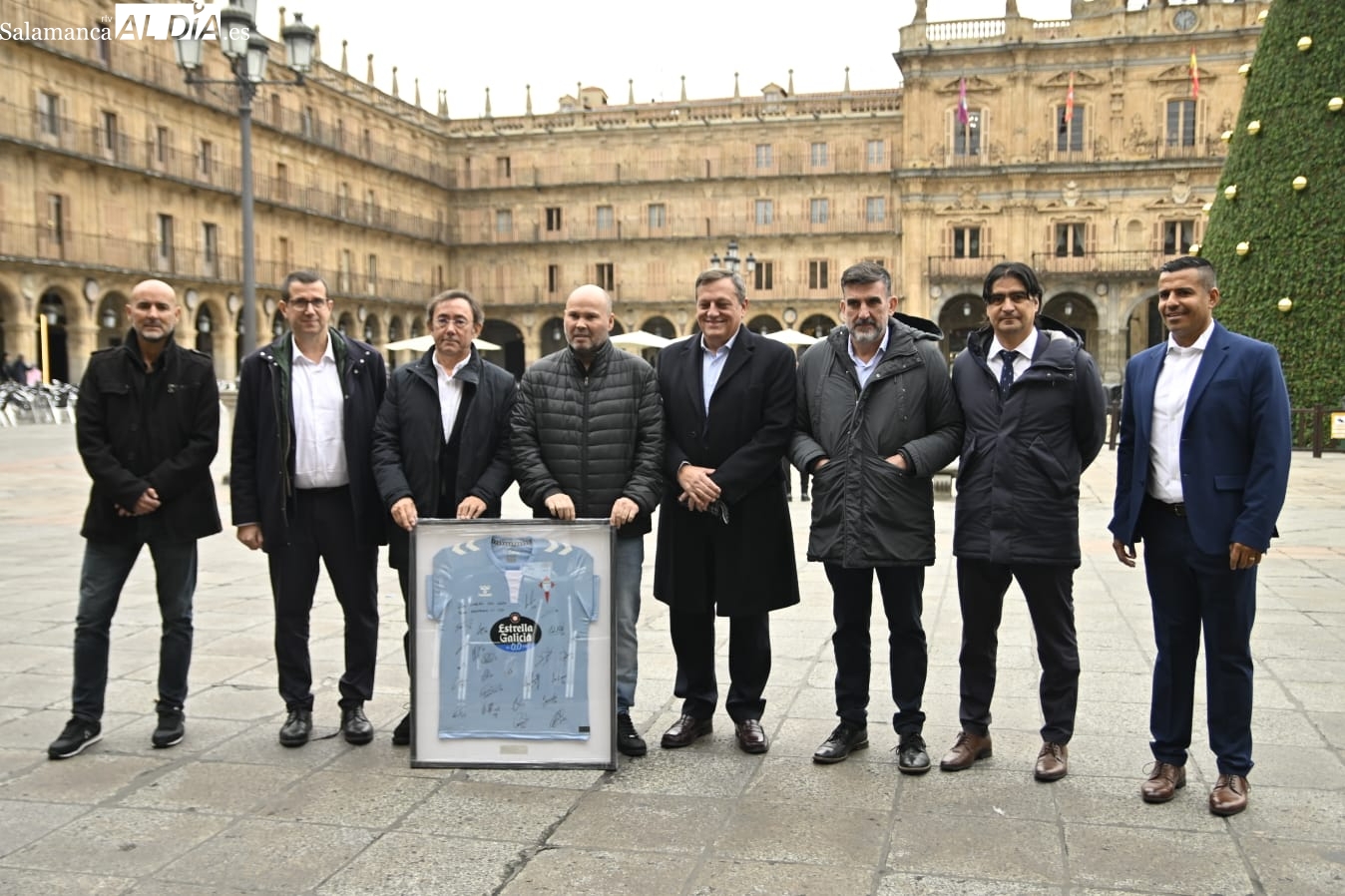 Lovato, Dueñas, Carlos Martín, Nandi y Marco Garcés, las caras conocidas de la comida de directivas del Salamanca UDS y el Celta