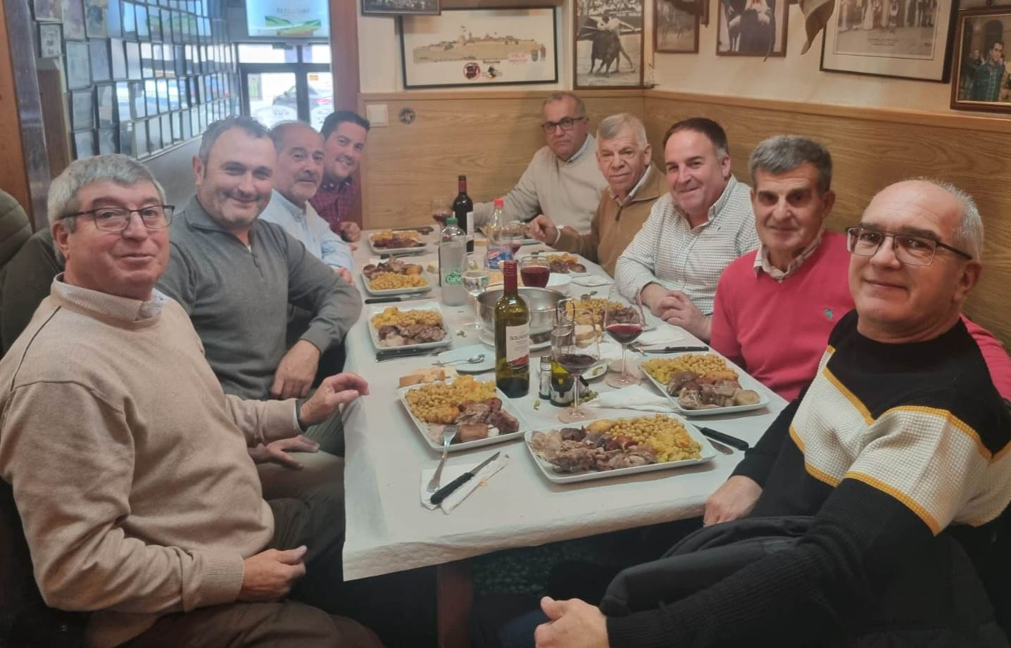 Los trabajadores mirobrigenses de Enusa disfrutan de una comida conjunta