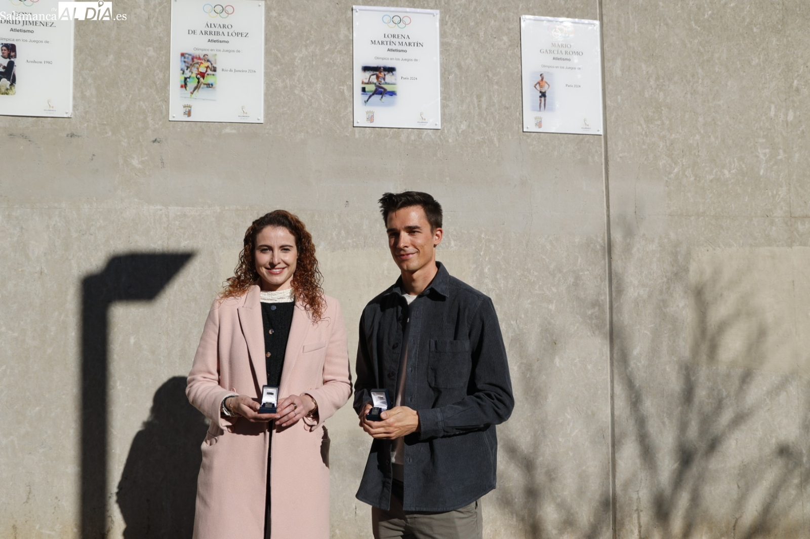 Lorena Martín y Mario García Romo ya figuran en el Muro de los Olímpicos (GALERÍA DE FOTOS)