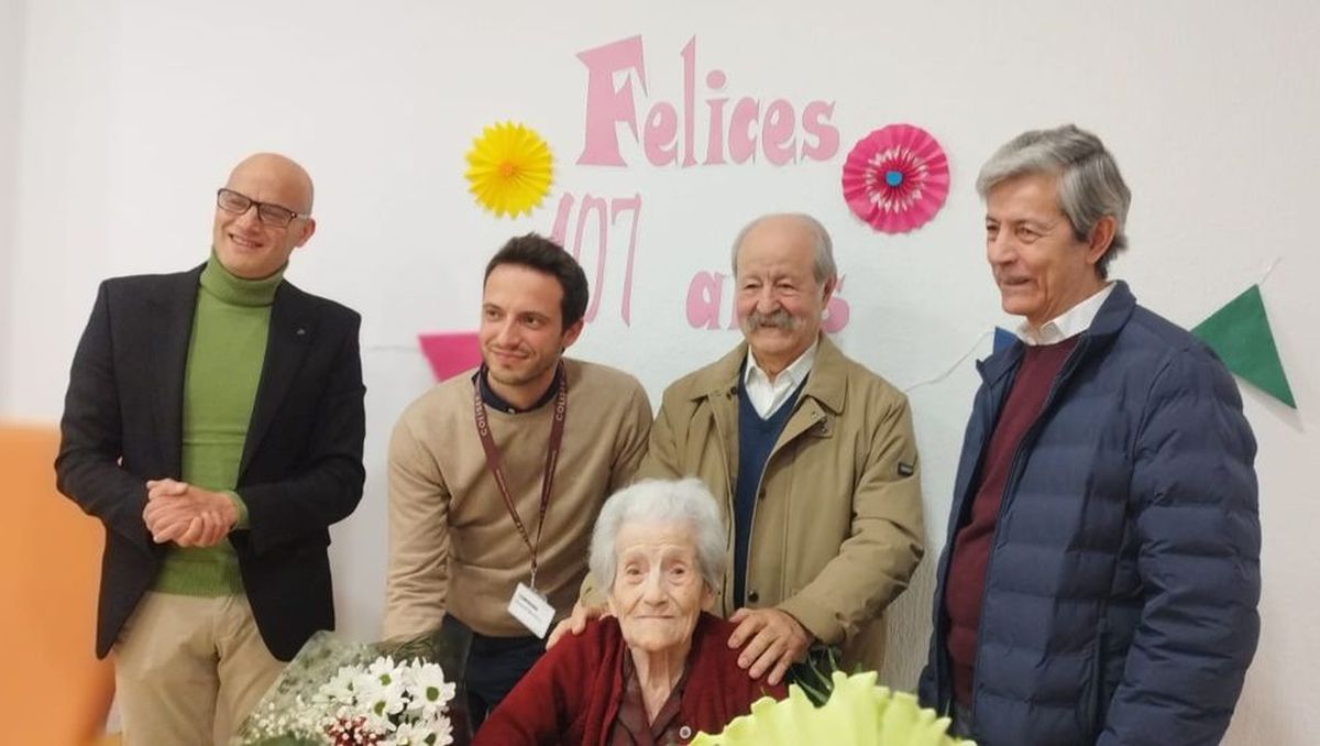 La salmantina María Agustina Vicente Sevillano celebra su 107 cumpleaños