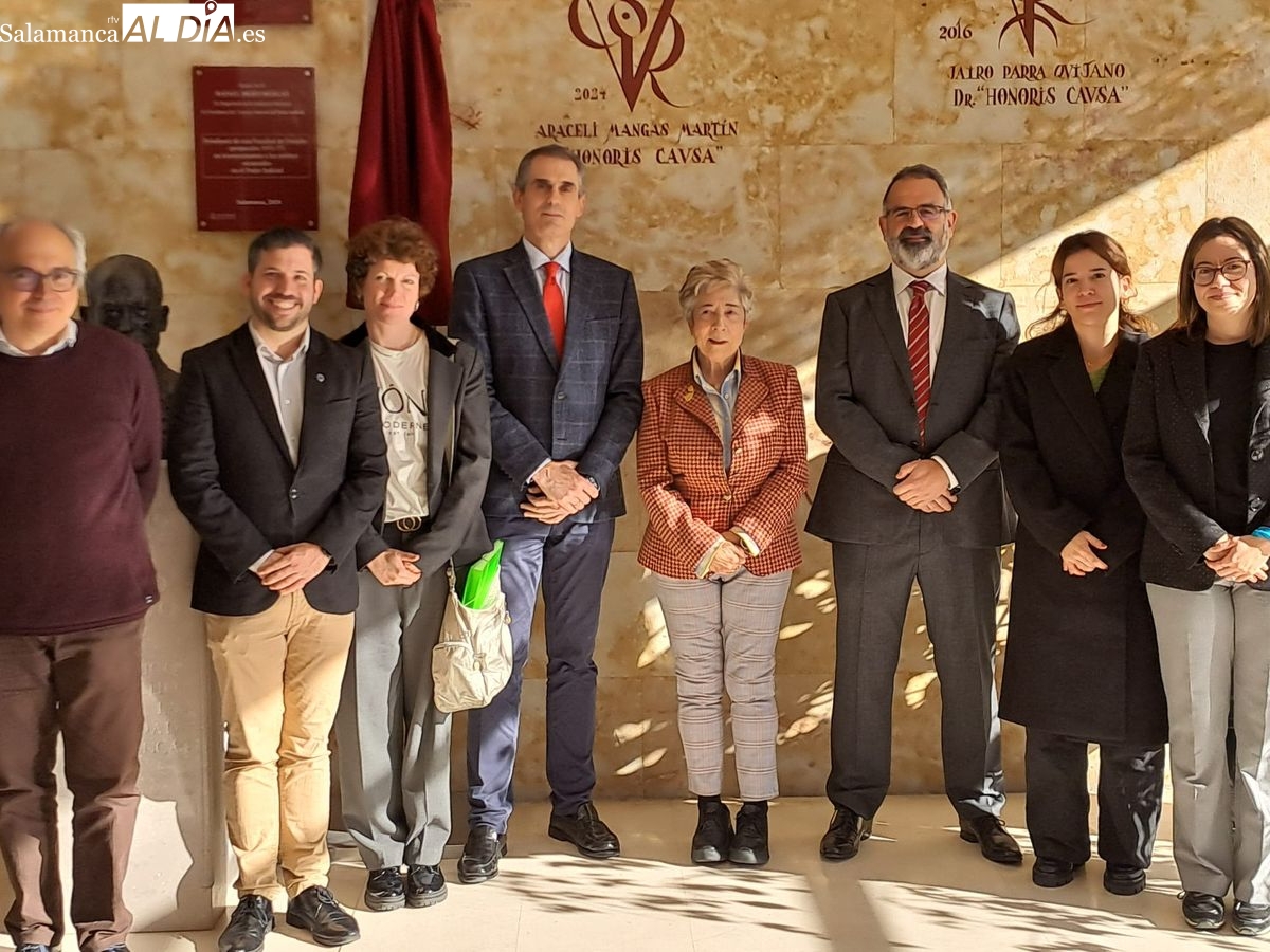 La Facultad de Derecho rinde homenaje a Araceli Mangas, reciente honoris causa de la USAL