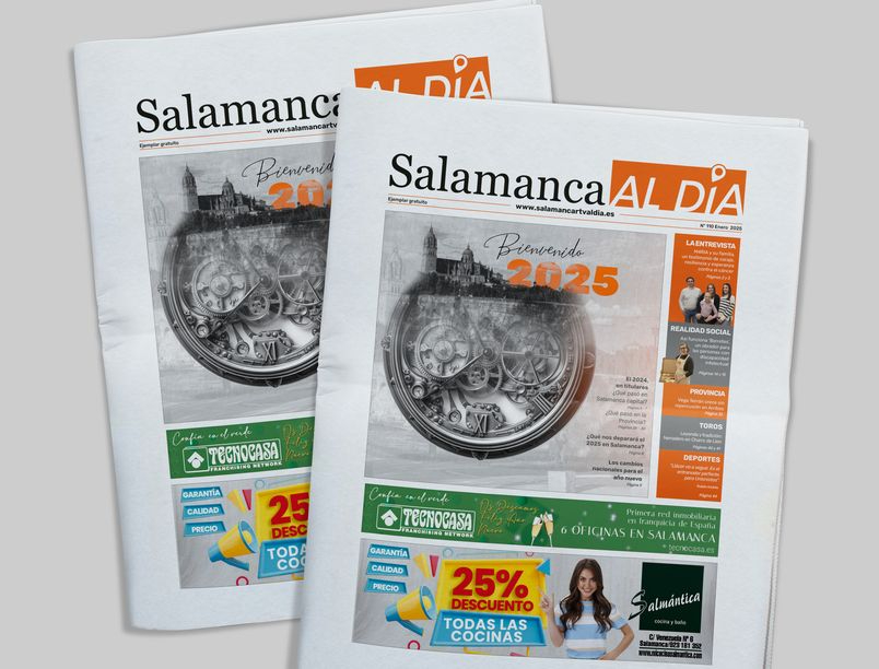 Este lunes sale a la calle el número de enero del periódico de papel gratuito SALAMANCA AL DÍA