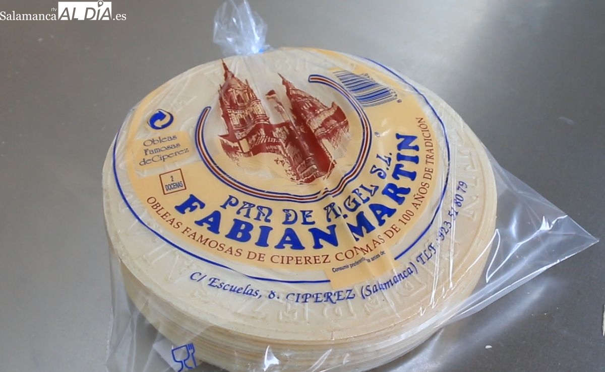 Así se elaboran las obleas más internacionales de Salamanca (VÍDEO)