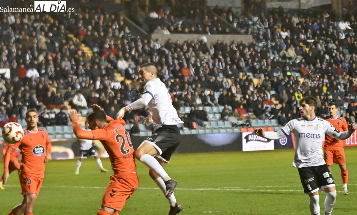 El sueño del Salamanca UDS de eliminar al Celta no llega ni al descanso y acaba hecho un siete en un Helmántico vibrante con la Copa del Rey (0-7)