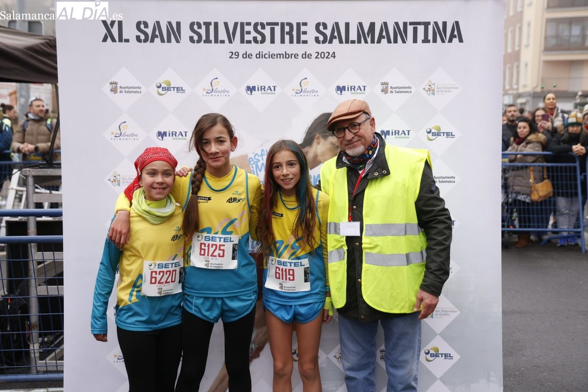 Animados 1.500 metros de San Silvestre Salmantina 2024 para los sub12 (GALERÍA DE FOTOS)