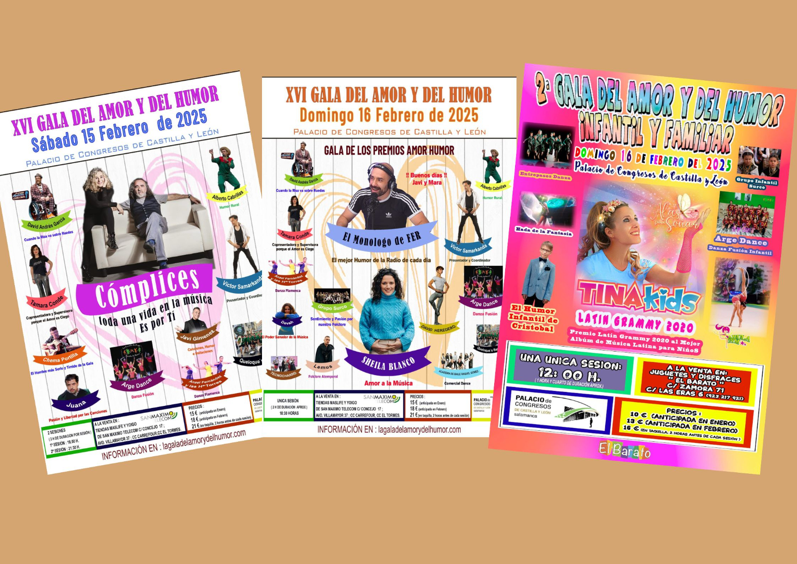 Vuelve a Salamanca la Gala del Amor y del Humor con la mejor música, destacados humoristas y muchas risas aseguradas