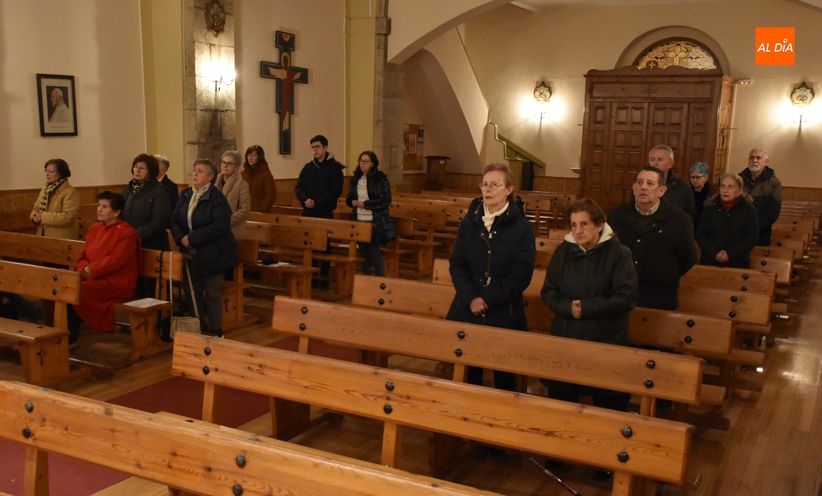 Concluyen con la participación de unos 25 fieles los actos en honor a San Sebastián