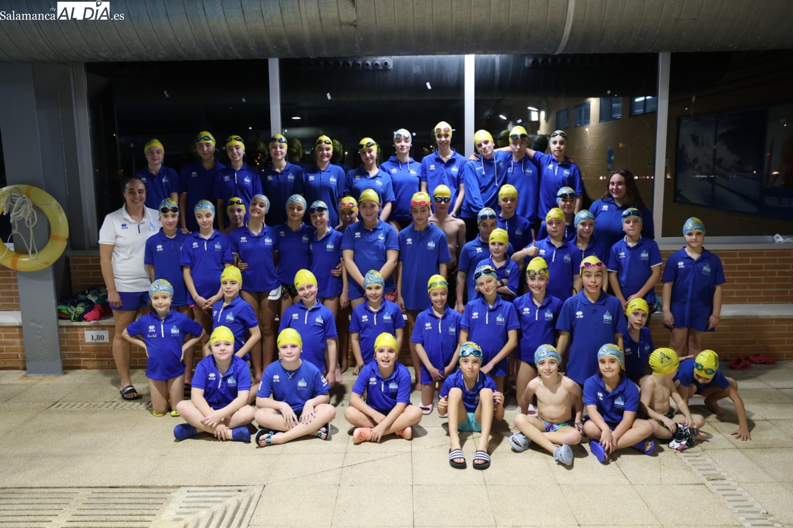 El CD Acuático, un referente en la natación salmantina con 160 nadadores que es una familia y quiere hacer escuela (FOTOS Y VÍDEO)