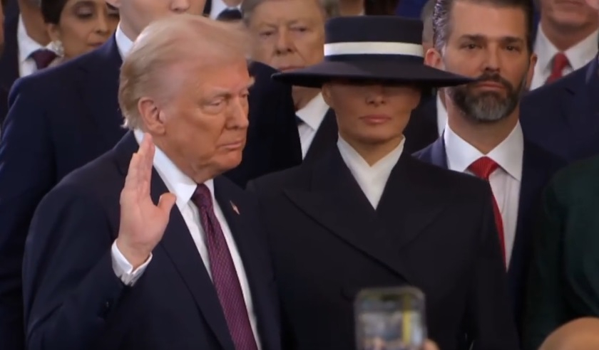 Trump jura su cargo como presidente número 47 de Estados Unidos (VÍDEO)