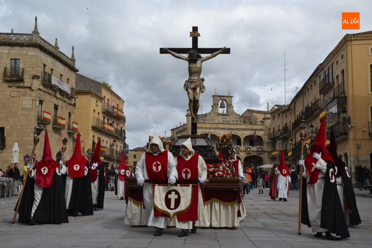 El Cristo del Silencio pasará por la Plaza Mayor en su peregrinación de este sábado