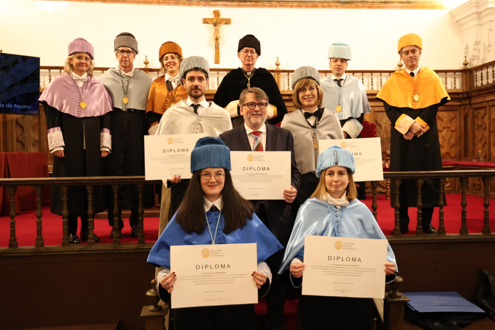 Premios y reconocimientos en la Universidad Pontificia en el día de la Festividad de Santo Tomás Aquino (FOTOS)