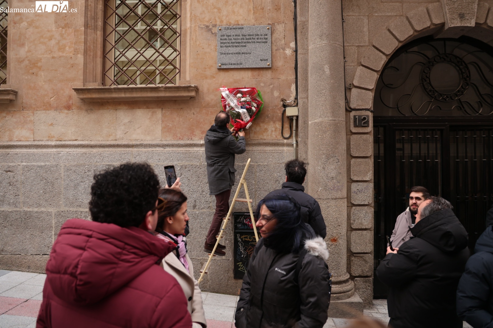 CCOO y el PCE recuerdan a Serafín Holgado en el 48º aniversario del atentado de Atocha (FOTOS)