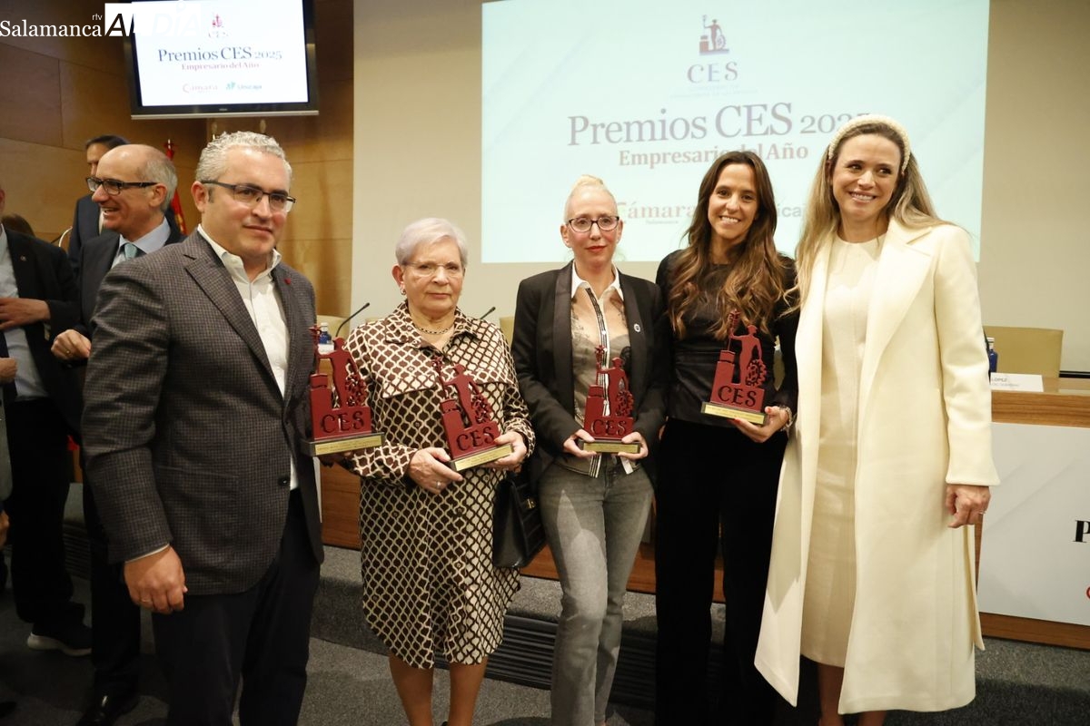 FOTOS | Los II Premios CES reconocen la valía de destacados profesionales de empresas de Salamanca