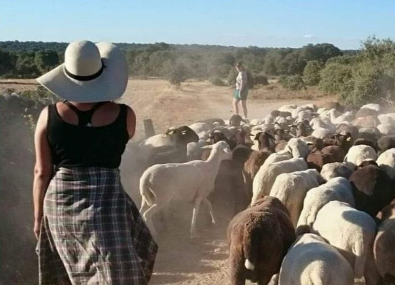 Trotaviernes te acerca al mundo del pastoreo de la mano de la salmantina Almudena Rodríguez, pastora de ovejas en Arribes
