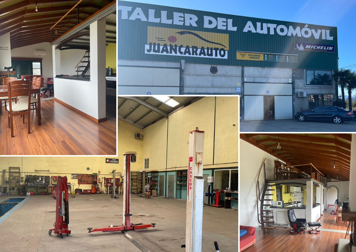 Oportunidad de negocio: taller mecánico con vivienda en uno de los pueblos más bonitos de la Sierra