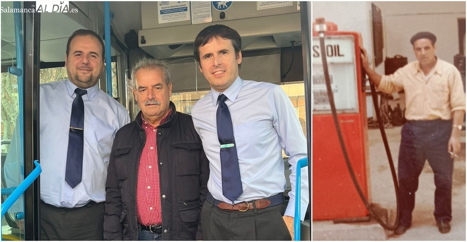 Los Turis, la familia salmantina con 70 años al volante del bus urbano de Salamanca
