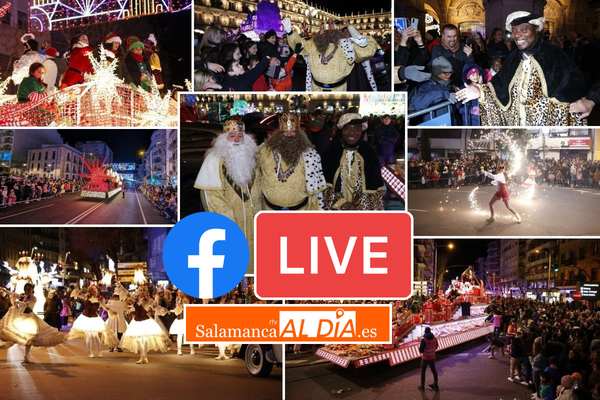 Así ha sido la retransmisión de la Cabalgata de Salamanca, EN DIRECTO, desde la Plaza España