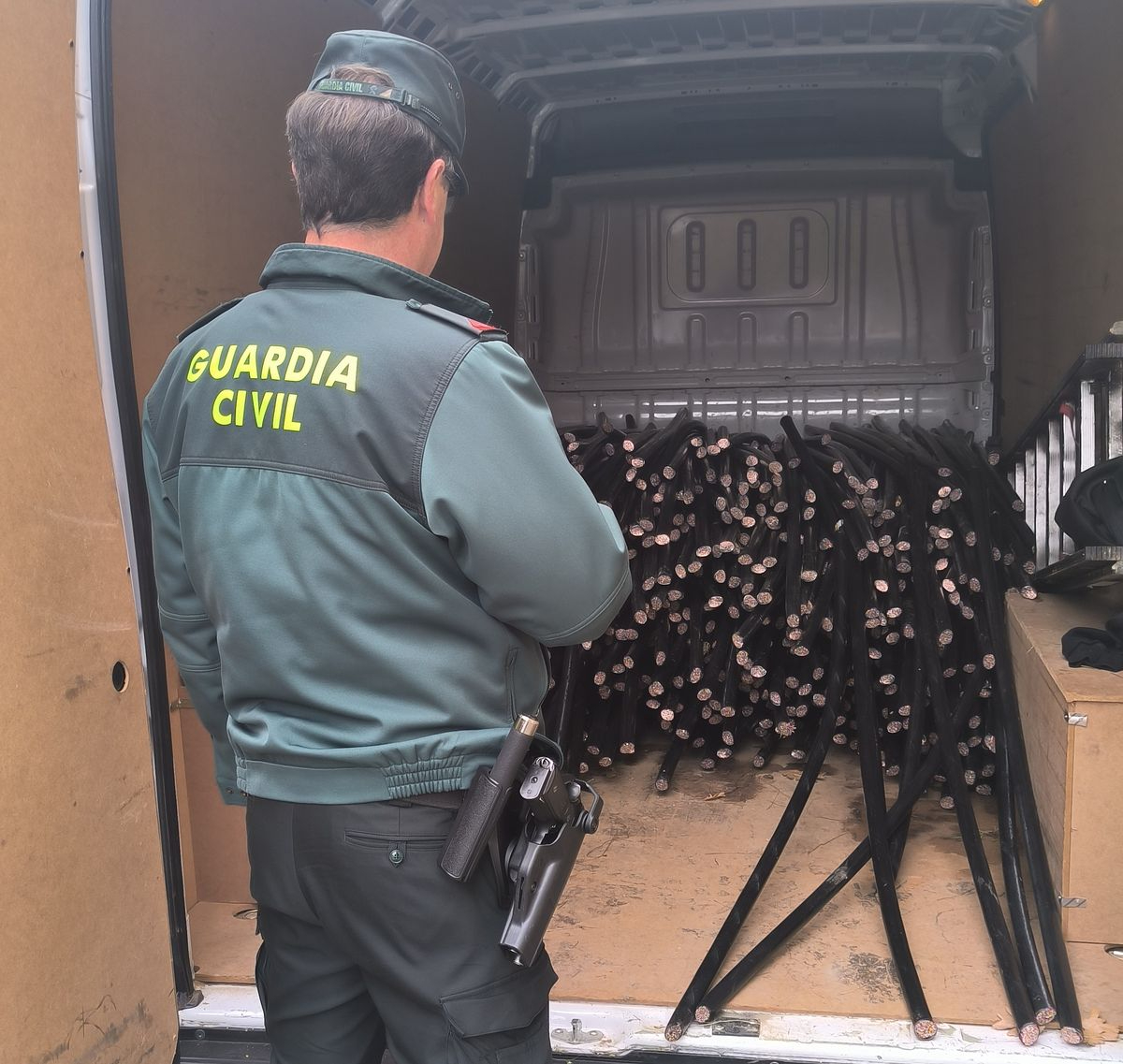 Siete detenidos por el robo de 4.800 kilos de cable de cobre en las provincia de Salamanca y en Zamora