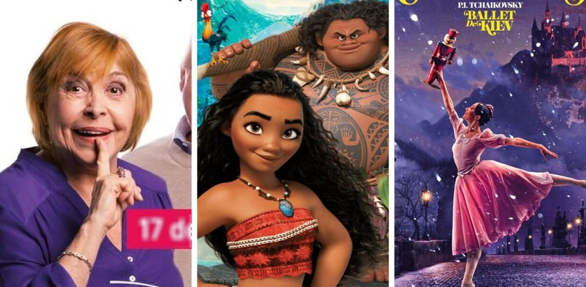 Teatro con María Luisa Merlo, el musical Vaiana y el ballet El Cascanueces en Salamanca