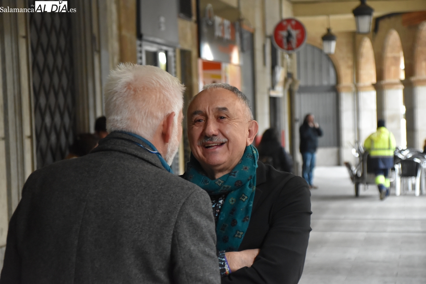 Pepe Álvarez, secretario general de UGT, en Salamanca: El tiempo de trabajo en nuestro país se puede reducir