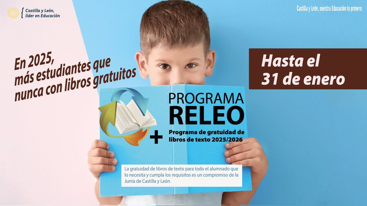 Solicita la gratuidad de los libros de texto antes del 31 de enero