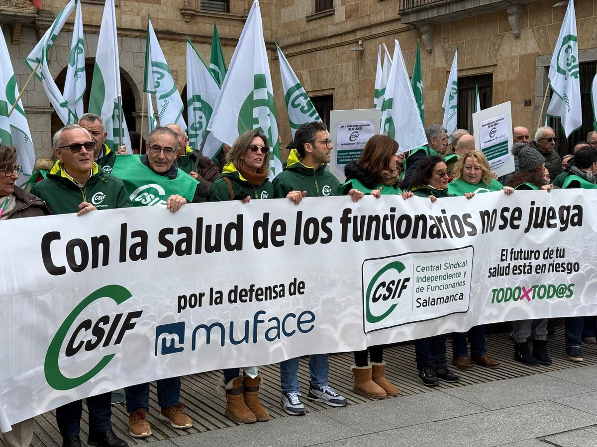 CSIF exige en Salamanca la resolución del acuerdo de MUFACE y una subida salarial inmediata para los empleados públicos