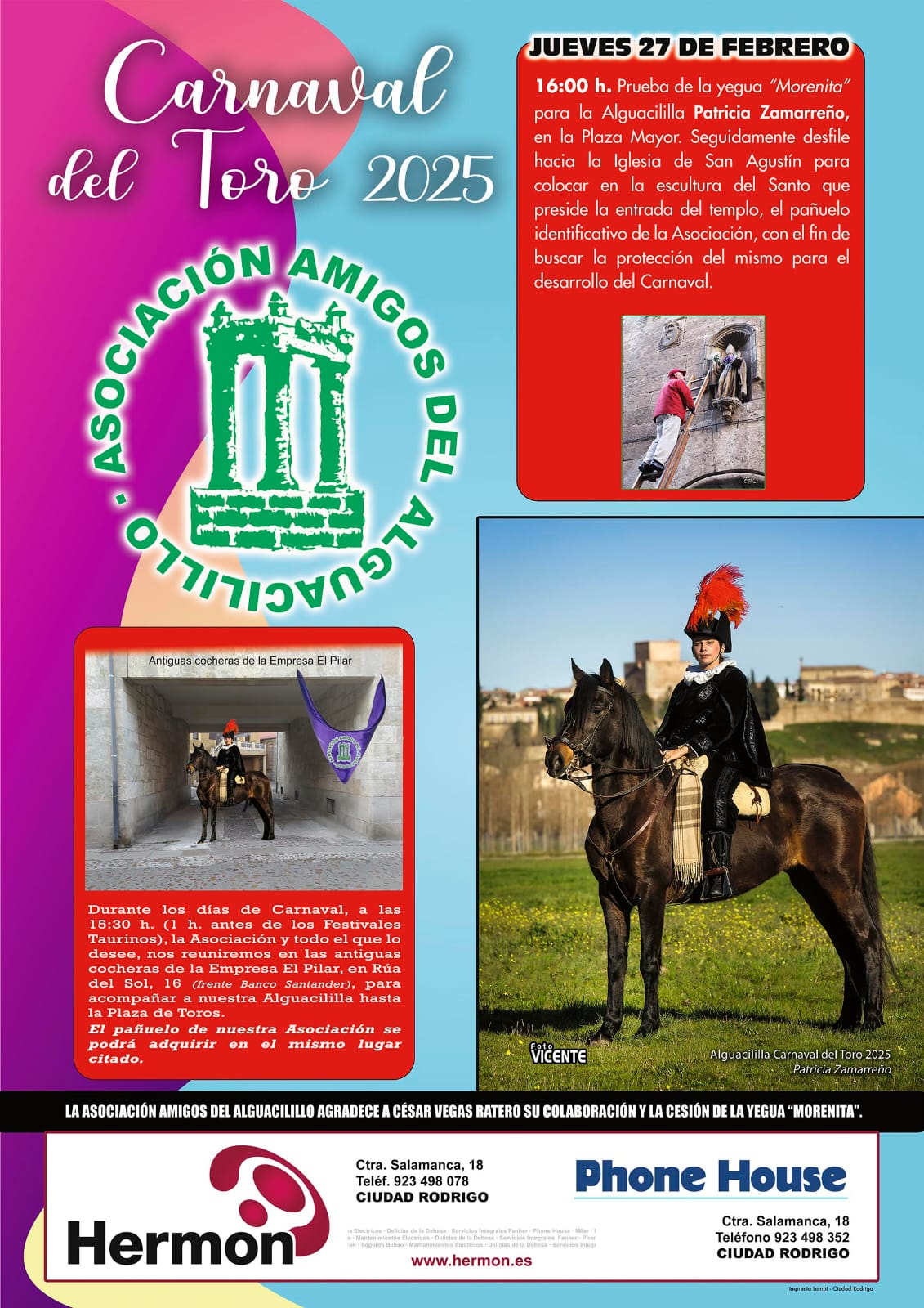 Los Amigos del Alguacilillo presentan oficialmente su cartel de actividades