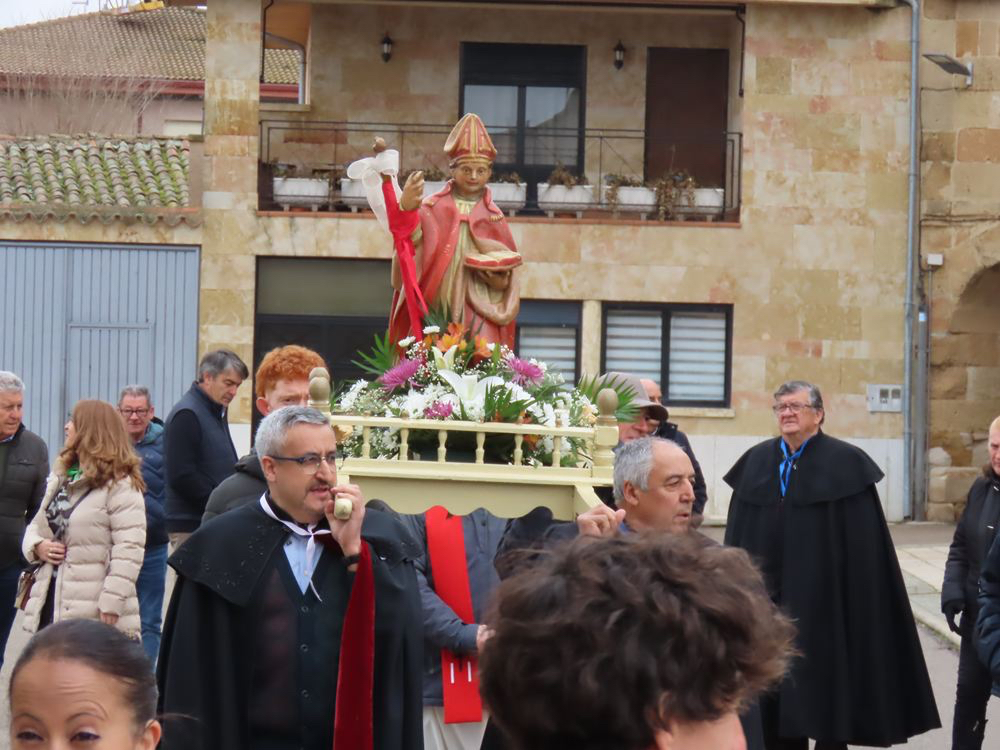 Babilafuente despide en las calles y de manera masiva sus fiestas de San Blas