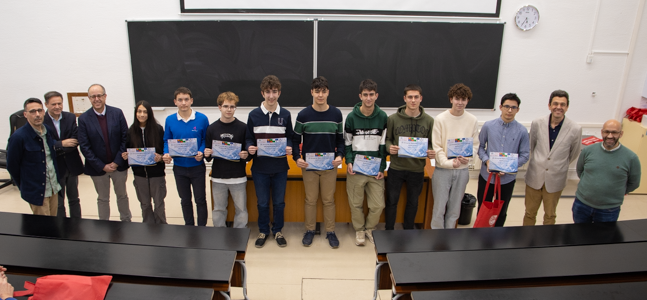 Salamanca entrega de Premios de la fase local de la LXI Olimpiada Matemática