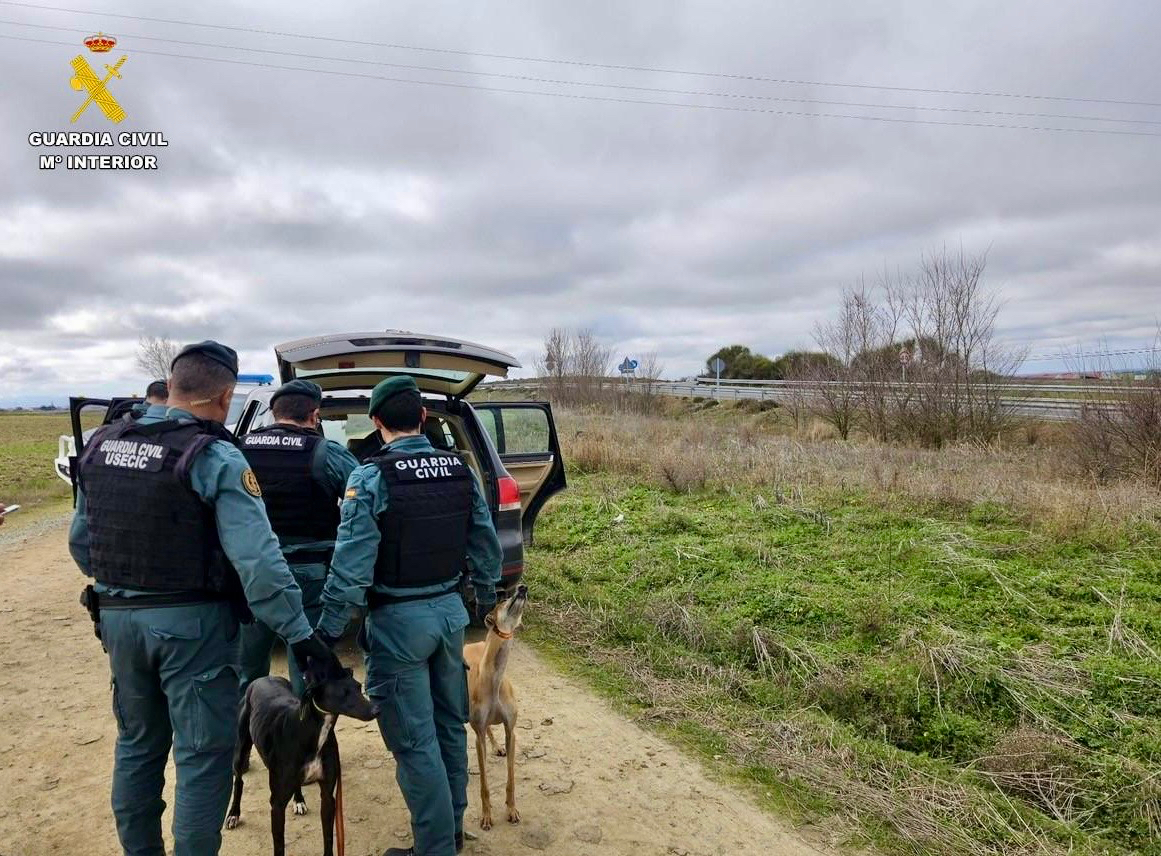 Detenidos cerca de Peñaranda 3 cazadores furtivos que huían desde Ávila